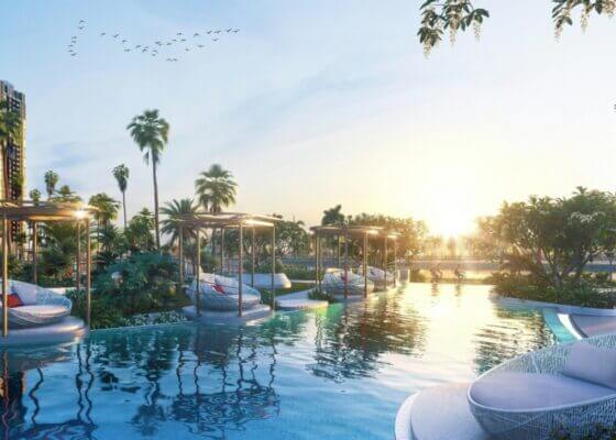 hình hồ bơi azurea the privé