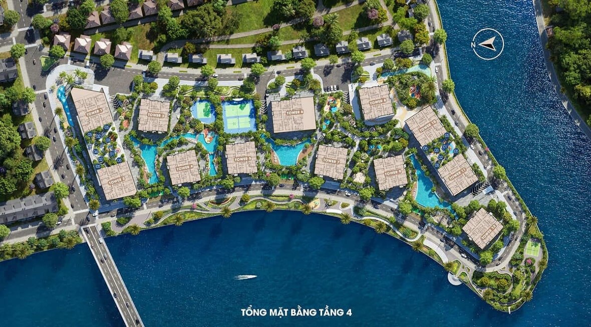 mặt bằng căn hộ The Privé tầng 4