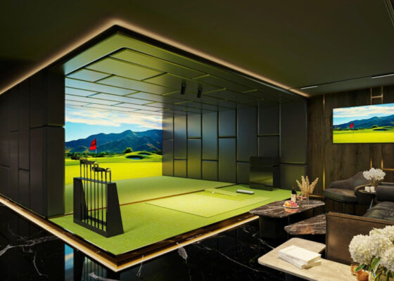 hình sân tập golf 3d the privé