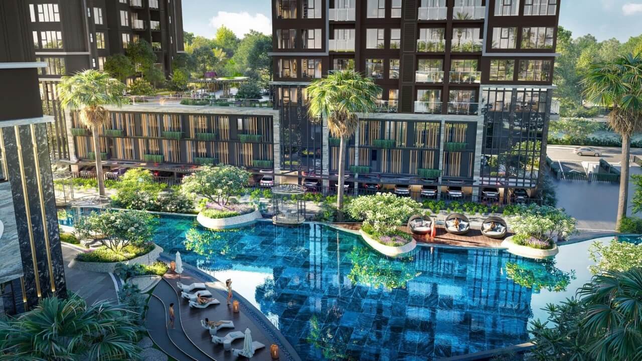 hình ảnh hồ bơi Palm Breeze The Privé