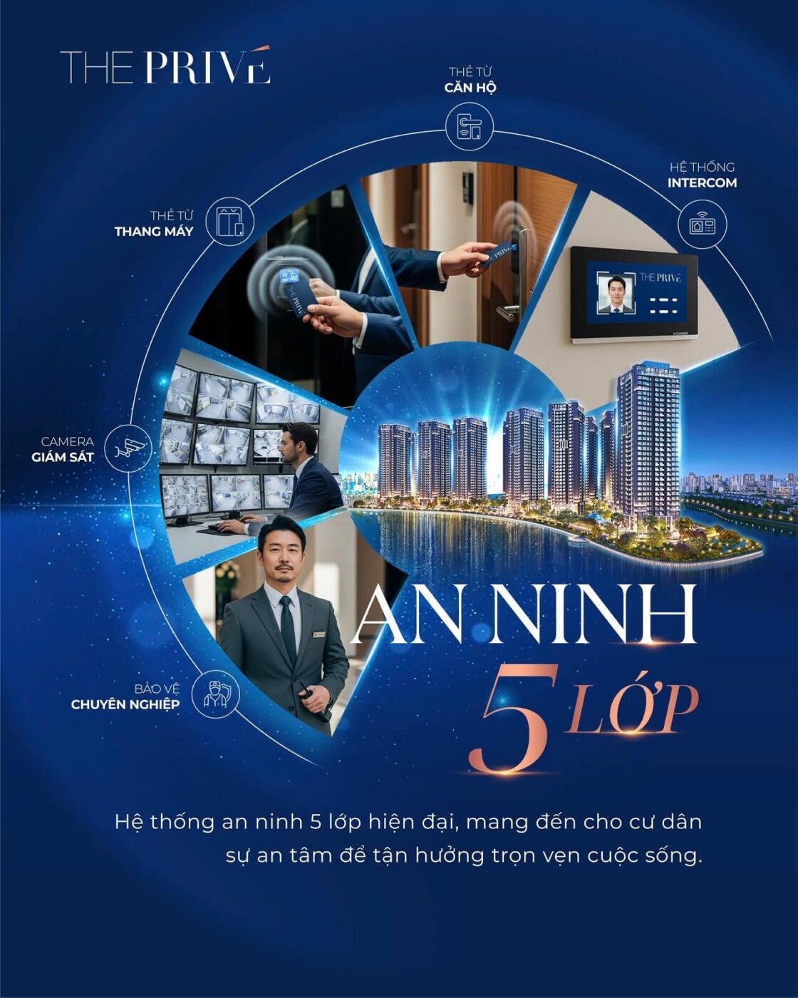 vành đai an ninh 5 lớp tại The Privé