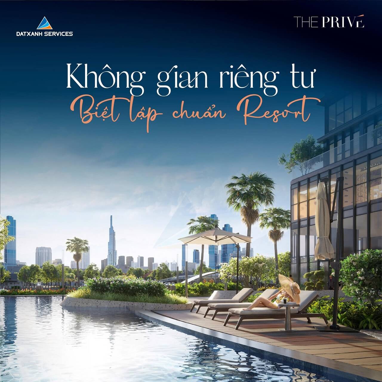 không gian riêng tư với kính Low-E