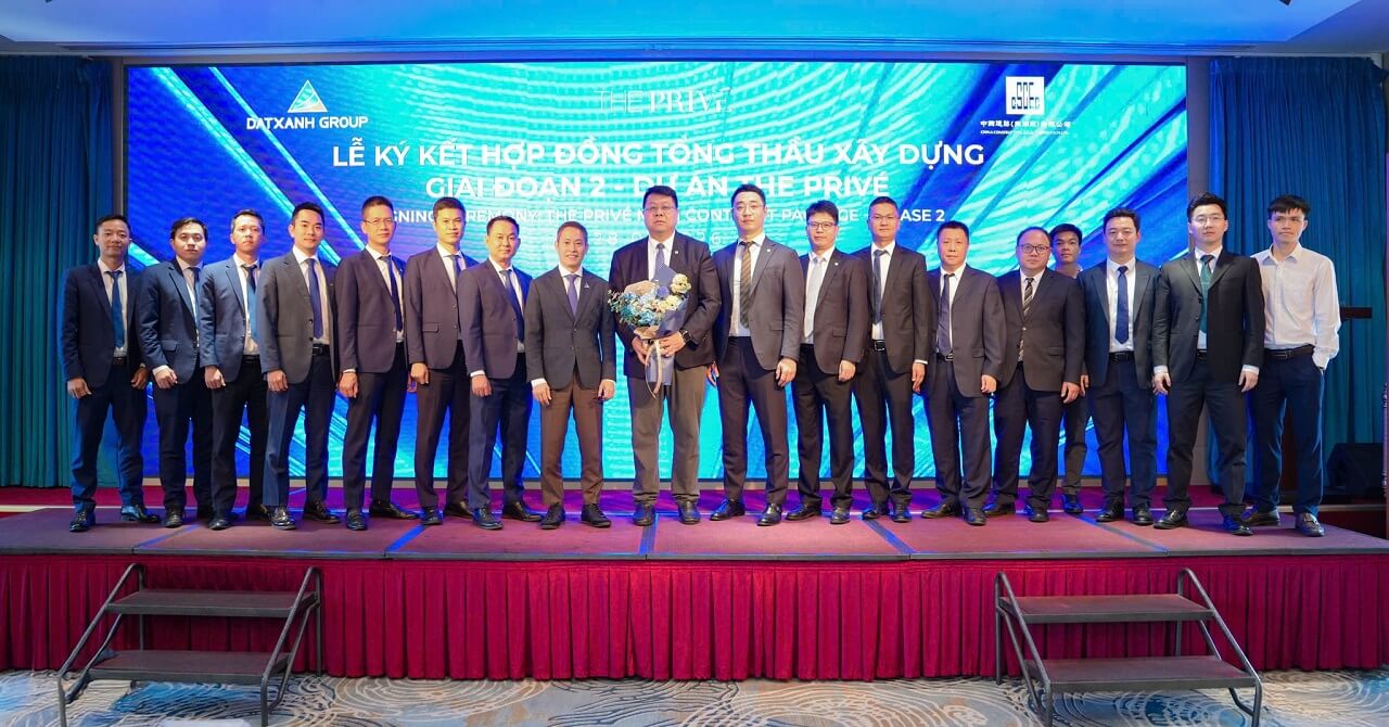 lễ ký kết tổng thầu CSCEC giai đoạn 2 dự án The Privé