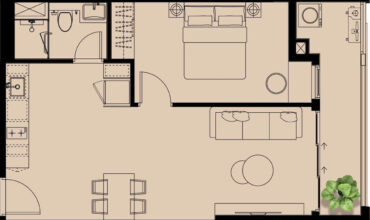 Bán 1 Phòng ngủ The Privé Tòa Tháp 11 tầng cao