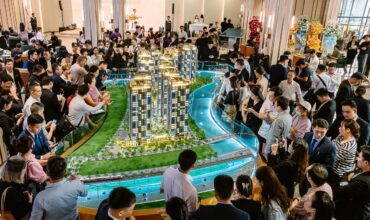 hình khai trương nhà mẫu (Sales Gallery) The Privé 17-05-2025