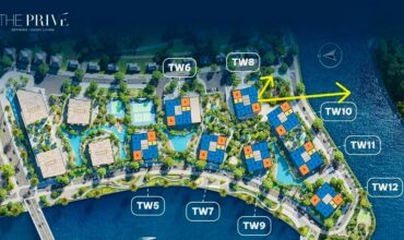 giá bán 2 phòng ngủ Tòa Tháp 8 The Privé